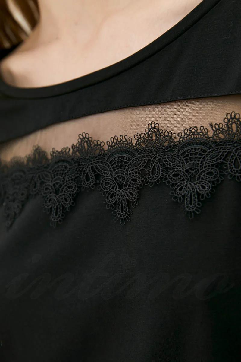 

комплект: джемпер та штани Ora (75017) 42(S) прозорий колір чорний