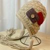 Western Style Hat Women's Winter Fashion Winter Hat New Hand Knitted Knitted Tassel Winter