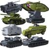 Guerra Mundial Exército Militar Soldados SWAT Veículo Blindado Tanque Meio-Esteira Caminhão Montar Blocos de Construção Tijolos Brinquedo