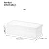 2/3Pcs Clear Hard Pencil Case Stackable High Capacity Pencil Case Colored Pencil Organizers Box for Sketch Pencil Marker