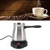 600ml Pour Over Coffee Kettle Miniature Stainless Steel Hand Brewed Electric Heating Coffee Pot for