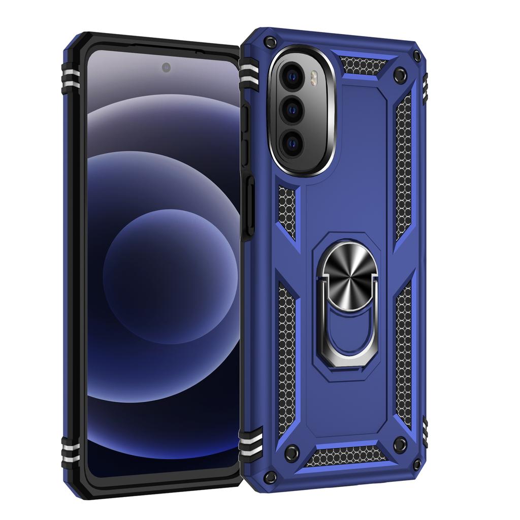 Magnetic Car Ring Holder Phone Cover For Motorola Moto G52 G22 G71 G51 G31 G41 Case Moto G 52 22 71 51 31 41 Funda Coque Capa