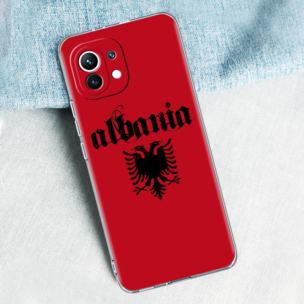 Albanien Albaner Flagge Für Poco X5 X3 NFC F5 F4 F3 M3 Handyhülle Für Xiaomi 12T 12 13 Lite 11 Ultra Mi 10T 5G 11X Pro 11T Hülle
