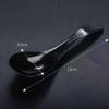 Crystal Clear Disposable Plastic Spoon - Thickened, Hardened, Individually Packaged for Porridge and Soup Takeaway