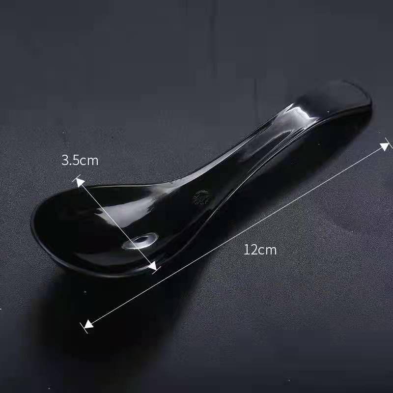 Crystal Clear Disposable Plastic Spoon - Thickened, Hardened, Individually Packaged for Porridge and Soup Takeaway