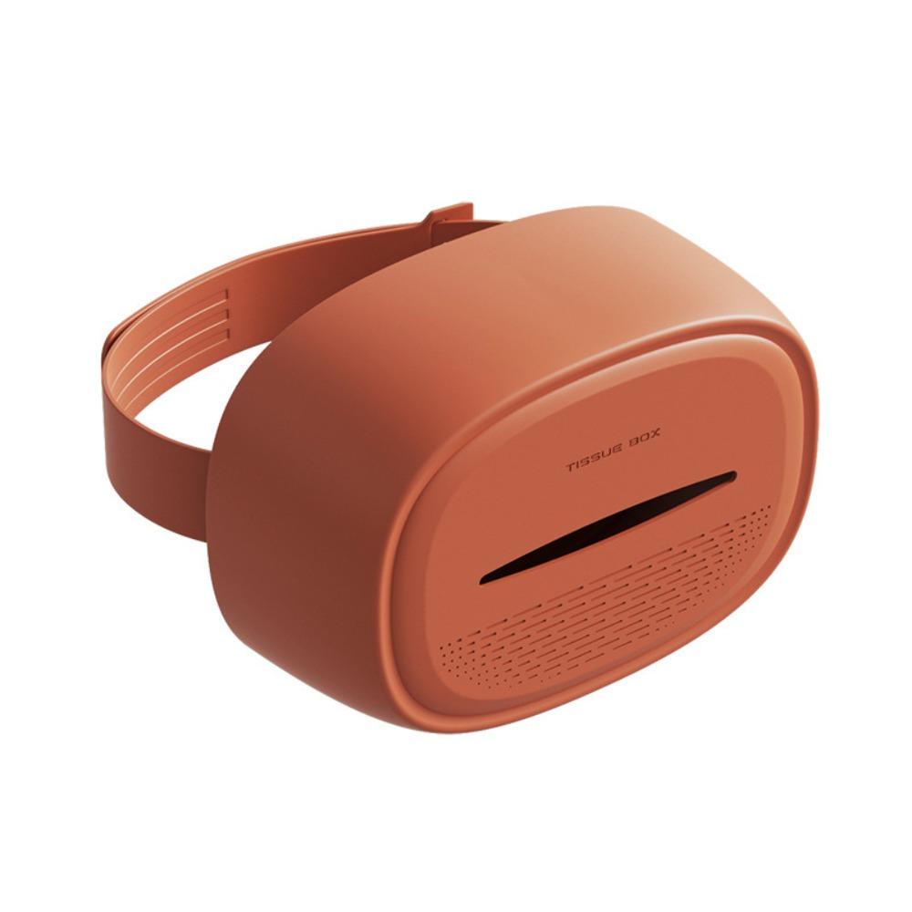 

Detachable Strap Car Tissue Holder Convenient Car Seat Paper Dispenser Center Console оранжевый