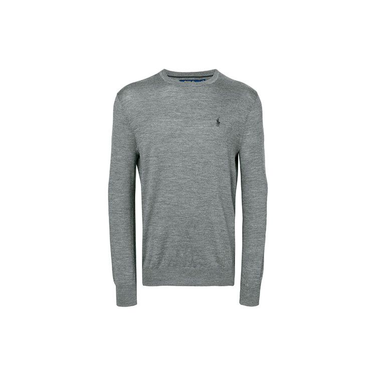 

Polo Ralph Lauren Logo Pullover Sweater Men sweater Gray 710714346-005 M