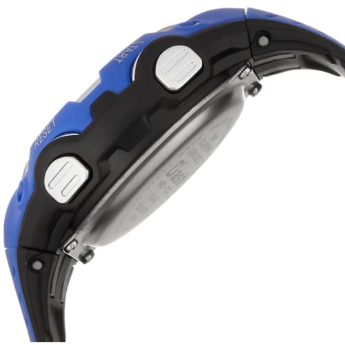 ALIAS Men's Solar Digital Dash Watch, Waterproof, Multi-Function, Backlight, Urethane Strap, Black Dial, AD06717SOL9, Blue