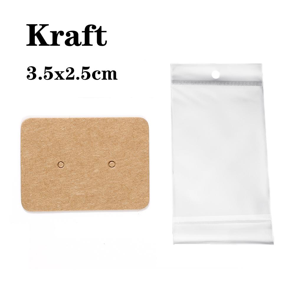

50Sets Earring Cards with 50pcs Bags Necklace Earring Display Cards Self-Seal Bags for Jewelry Packaging Price Tag Card Holder 50pcs Card 50pcs Bag