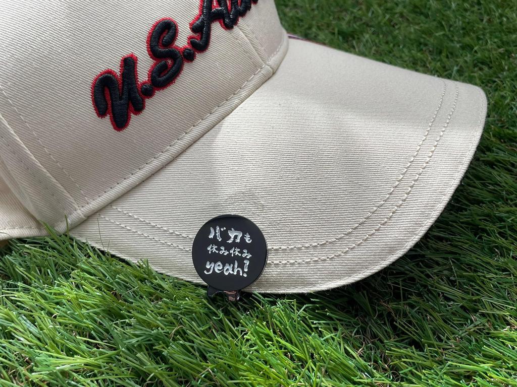 Golf Marker with Magnetic Clip, Even Idiots Can Take a