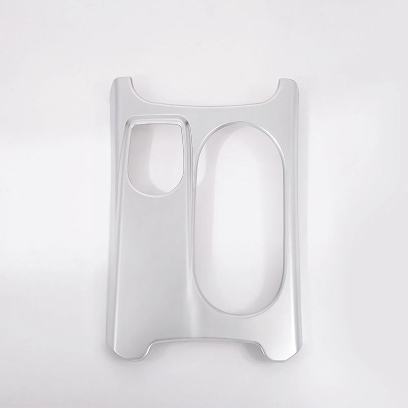 

RHD LHD Carbon ABS Chrome Подстаканник Крышка Отделка Для Mercedes Benz A/GLA/CLA Класс C117 W117 W176 X156 12-19 AMG Car LHD Silver