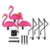Solar-powered Garden Lights Landscape Yard Decoration Ground-mounted Lamp Flamingo Firework Sunflowers Roses Fireflies Jellyfish