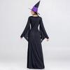 Women's Halloween Witch Costume - Purple Vampire Masquerade Dress (S-XXL)