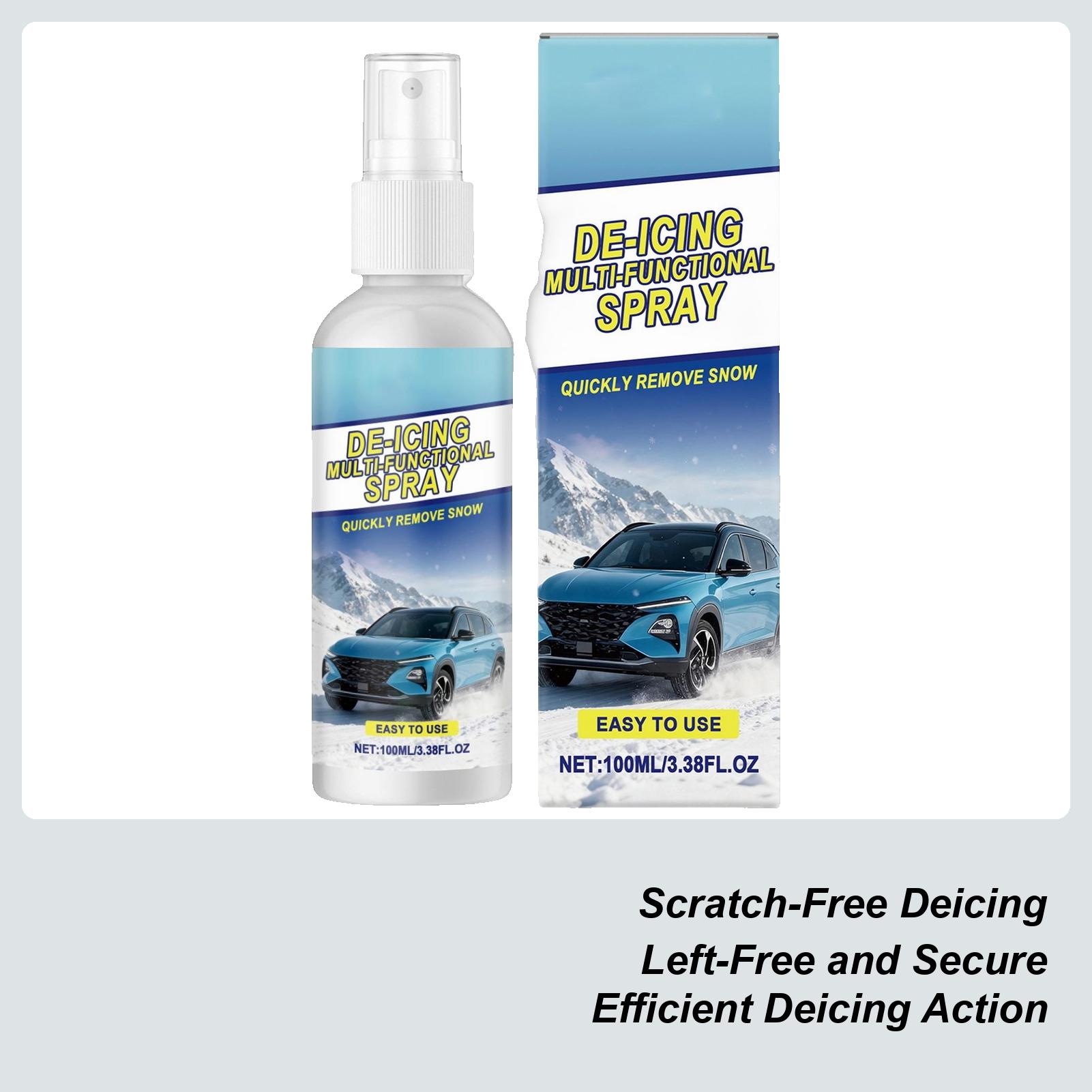 Windshield Deicer Spray 100ml Automotive Deicer Auto Window Ice Melting Spray For Drivers Trucks RVs SUVs Sedans Adventure China Mainland