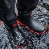 Winter velvet rain shoes men's medium tube thick-soled non-slip men's wear-resistant water shoes outdoor waterproof and warm rain boots