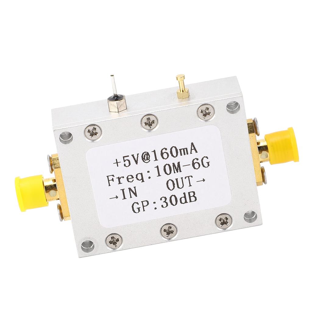 5V 160mA High Flatness Amplifier Module 10M‑6GHz Wide Frequency 30DB LNA Low Noise Amplifier with SM