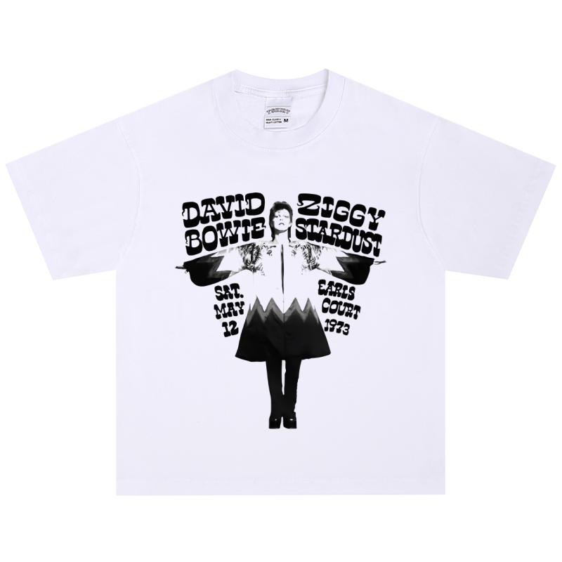 David Bowie T-Shirt, Soft Fabric Casual Daily Wear S
