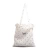 Folded Ruffle Edge Single Shoulder Armpit Bag Hand-held Cloth Bag Sweet Large Capacity Beautiful Tote Bag