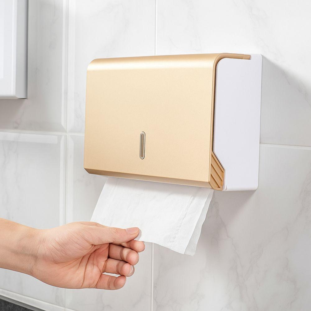 Large Capacity Paper Towel Dispenser No Punch Tissue Box Holder Tissue Dispenser  Bedroom
