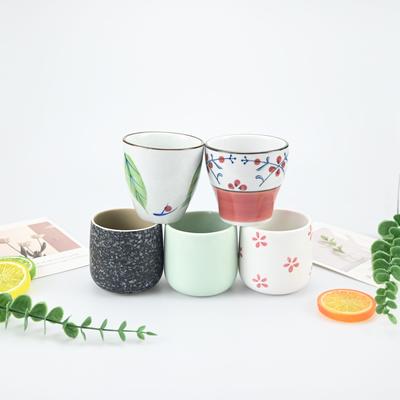 Japanische 120ml Teetasse, Spezialkaffeetasse, Matcha-Tasse, Retro-Keramik-Wasserbecher