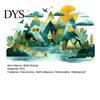 Modern Nature Wall Murals 2Pcs Watercolor Mountain Sticker, Peel And Stick Landscape Decal, PVC Waterproof Scenery Removable Forest Mural, art