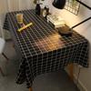 Tablecloth Waterproof and Oil-proof Wash-free Desk Rectangular Dining Table Tablecloth Coffee Table PVC Table Mat