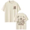T-shirt célèbre rappeur Bad Bunny Debi Tirar Mas Fotos DTMF World Tour T-shirts tendance Unisex Hommes Vintage Hip Hop T-shirts en coton