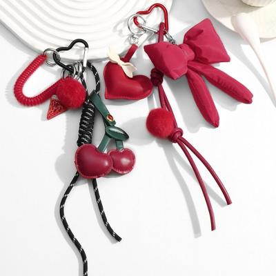 Decoratie Leuke Strik Sleutelhanger Hart Autosleutelhanger Ins Tas Hanger Vrouwen