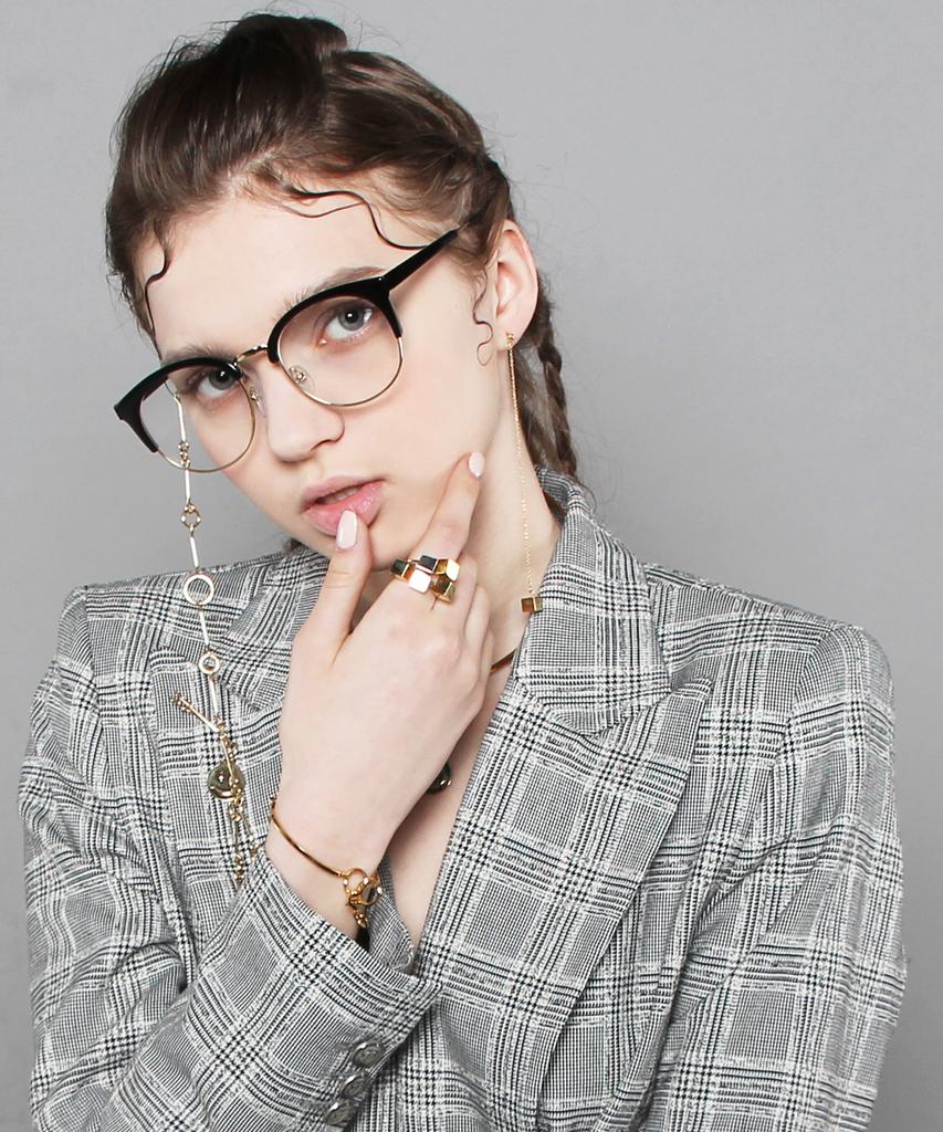 De La Lune Cube Asymmetrical Earrings [Dl17Sser14Mtf]