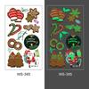 Kids' Waterproof Christmas Glow Tattoos - Festive Cartoon Stickers for Holiday Parties