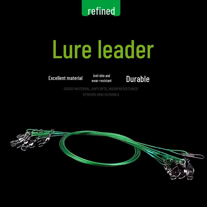 

Устойчивый к укусам рыбы рыболовный поводок с вертлюгом - Аксессуары для приманок 30cm Leader Line