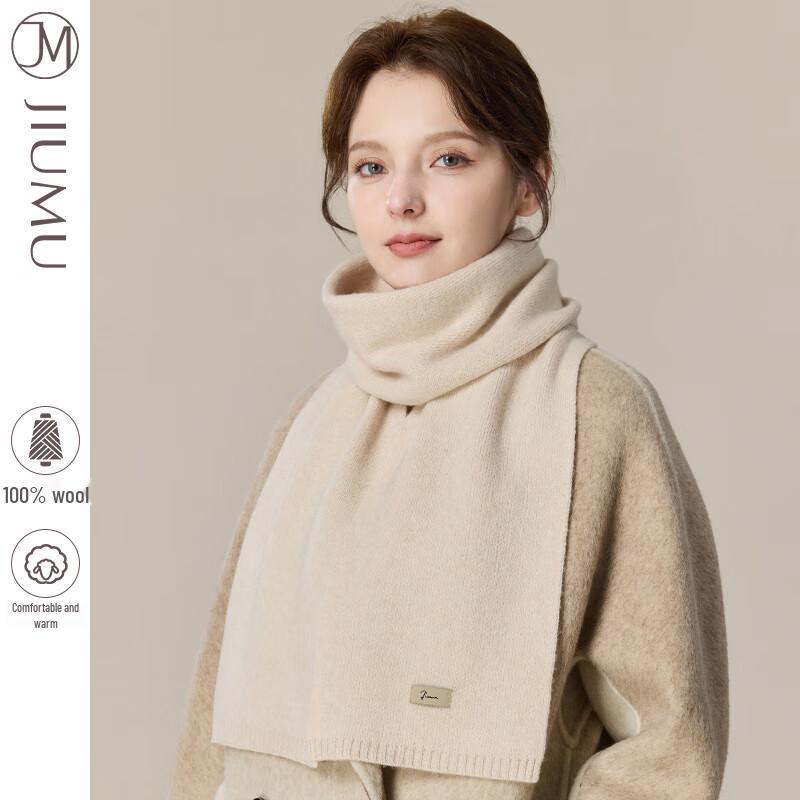 

JIUMU Lamb Wool Winter Scarf 1
