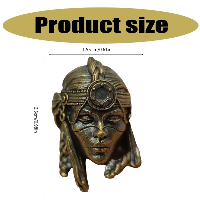 Brass  Lanyard Bead Tribal Female Soldier Brass  Bead Vintage Parachute Cord Beads for Bracelets Pendants Enduring