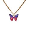 Women Necklace Butterfly Shape Good Workmanship Creative Alloy Women Pendant for Gift