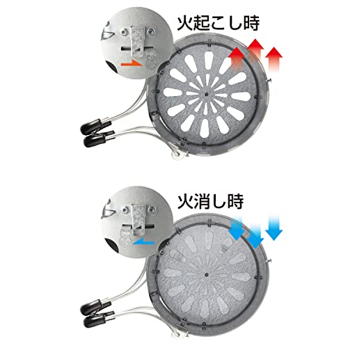 BUNDOK Charcoal Fire Starter & Fire Extinguisher Can BD-411