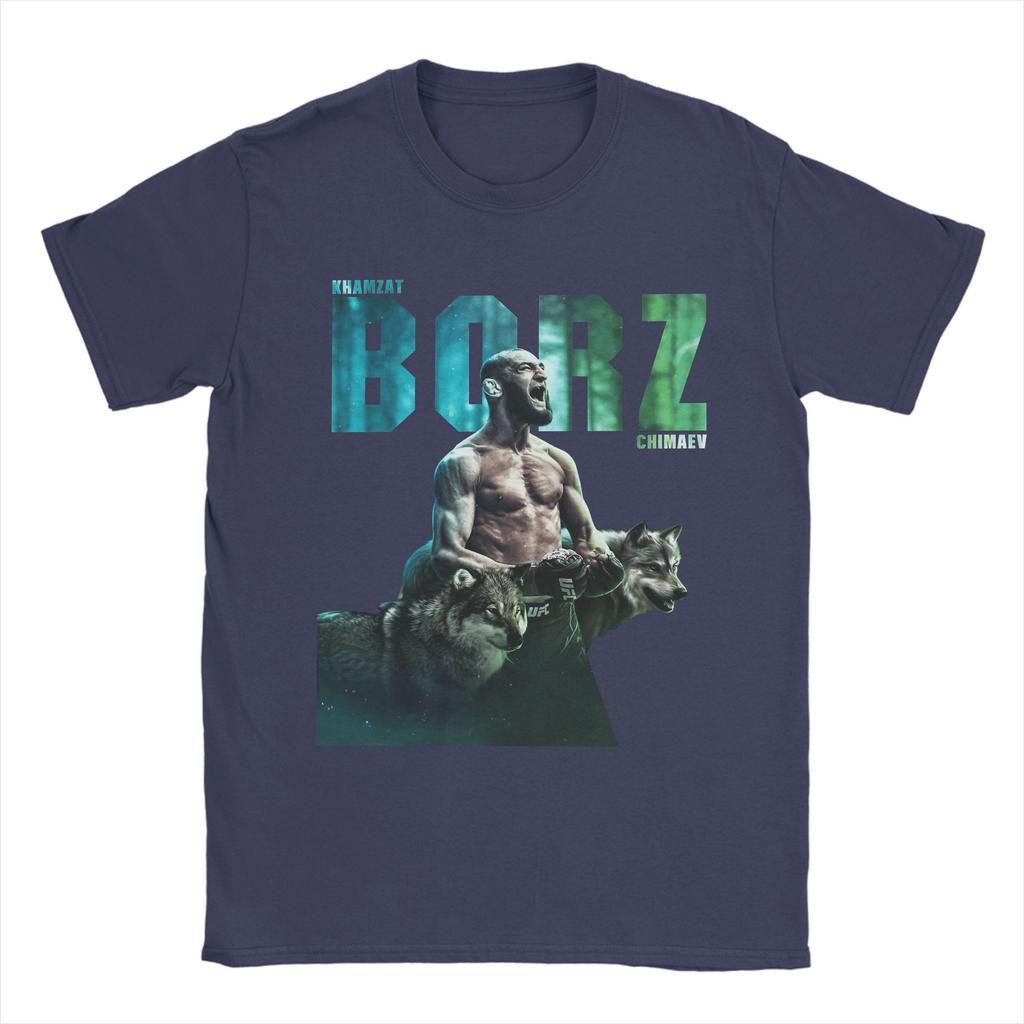 Khamzat Chimaev Boxing Fighting T-Shirt Summer 100% Cotton T Shirts For Couple Trendy Cool Tshirt Short Sleeve Awesome Top Tees