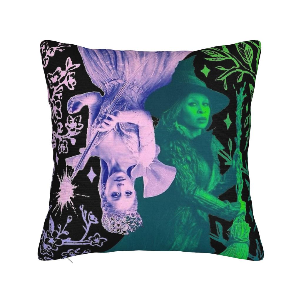Wicked 2 Musical Movie Glinda Poster Pillowcase Soft Polyester Cushion Cover Decorative  Pillow Case Cover Home Square 40X40cm