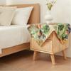 Stylish Florals Print Tablecloth Multipurpose Polyester Materials for Dining Party Home Decoration