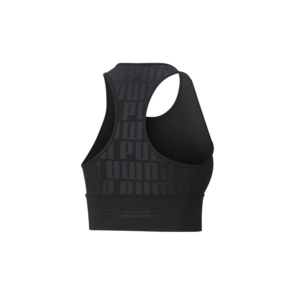 (WMNS) PUMA Mid Impact Bra Top 'Black' Women's 519564-01
