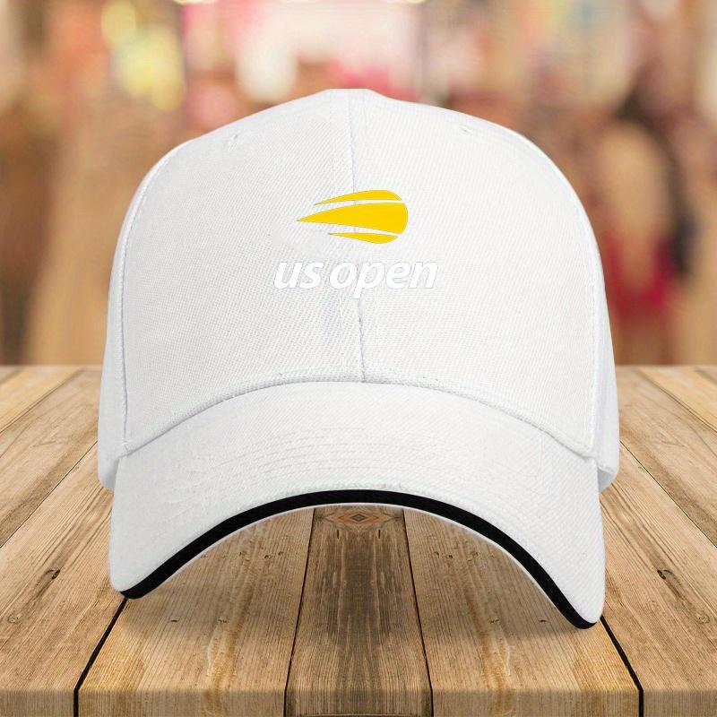 US Open Tennis Meisterschaft Baseballkappe Leichte Polyester Unisex Sportliches Design mit geometrischem Logo