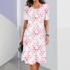 Women's Trendy Crew-neck Short-sleeved Dress