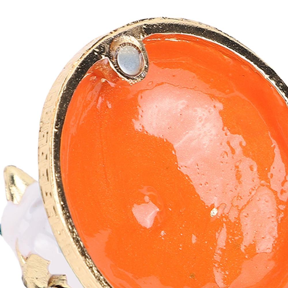 Hinged Lid Enamel Trinket Box Rhinestone Decor Rhinestone Storage Box For Necklaces