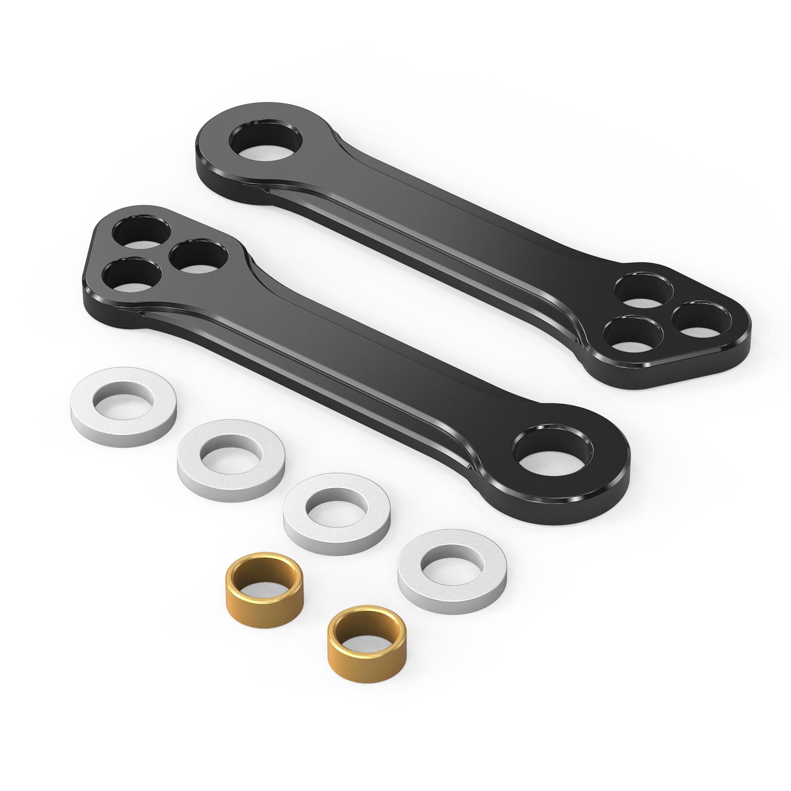 NICECNC For 2000-2024 Suzuki DR-Z400 DR-Z400E DR-Z400S DR-Z400SM DR Z400 E S Motorcycle Multi-Level Lowering Link Seat Lower Kit чёрный