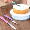 3pc/set Small Cranked Angled Spatula Palette Knife Stainless Steel Butter Cake Cream Knife Spatula Fondant Tools Kitchen Item