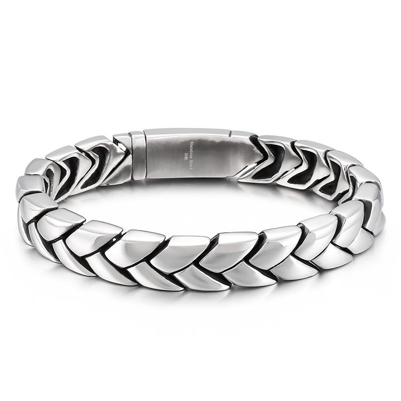 11mm Gegoten Gepolijste Kleine Ketting Armband Heren RVS 316L Trendy Sieraden Nieuwste