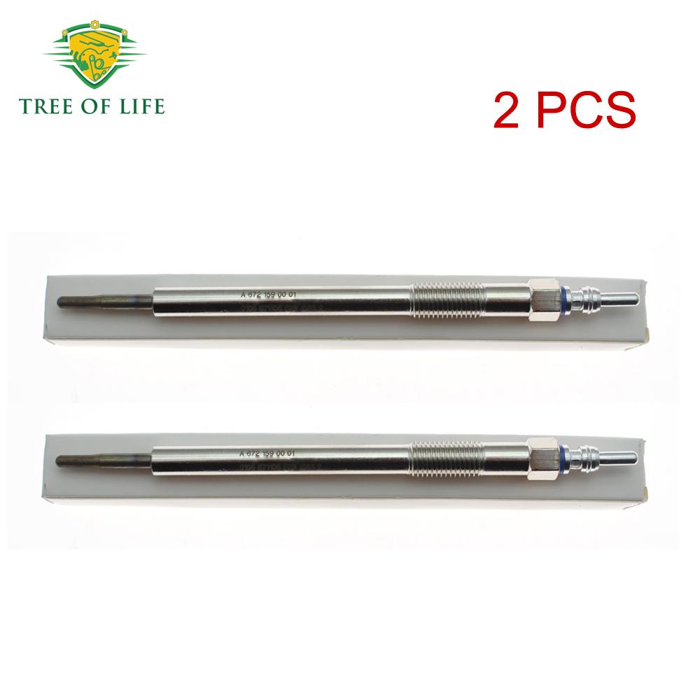 1/2/4/8X New Glow Plug A6721590001 6721590001 For Ssangyong Rodius II Korando C New Actyon D22F 2.2 2015+