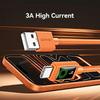 USAMS SJ772 U92 1.2m Type-C Cable 18W Fast Charging USB-A to USB-C Data Transfer Cord with LED Light