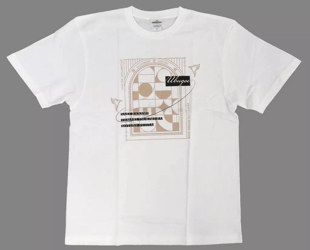 Bandai Namco Entertainment Gakuen Idolmaster Official White T-T-Shirt S Tour Editi S