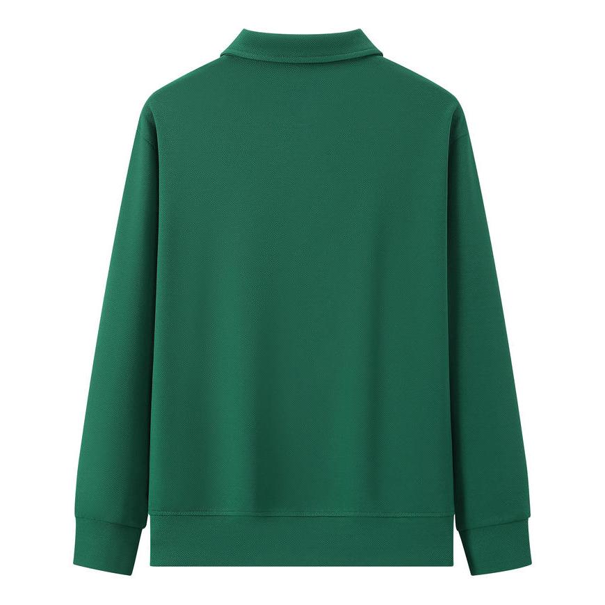 Business Casual Outdoor POLO-Pullover Herbst Einfarbig Revers Langarm Hoodie Paar-Outfit Herren und Damen Modisches Hoodie Boutique Top