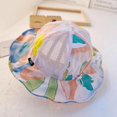 Babyhut Sommer Dünner Sonnenschutzhut Baby Netz Fischerhut für Jungen und Mädchen Sommer Sonnenhut